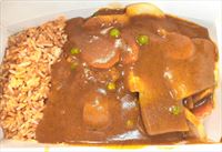 Egg Fried Rice with Chicken Curry